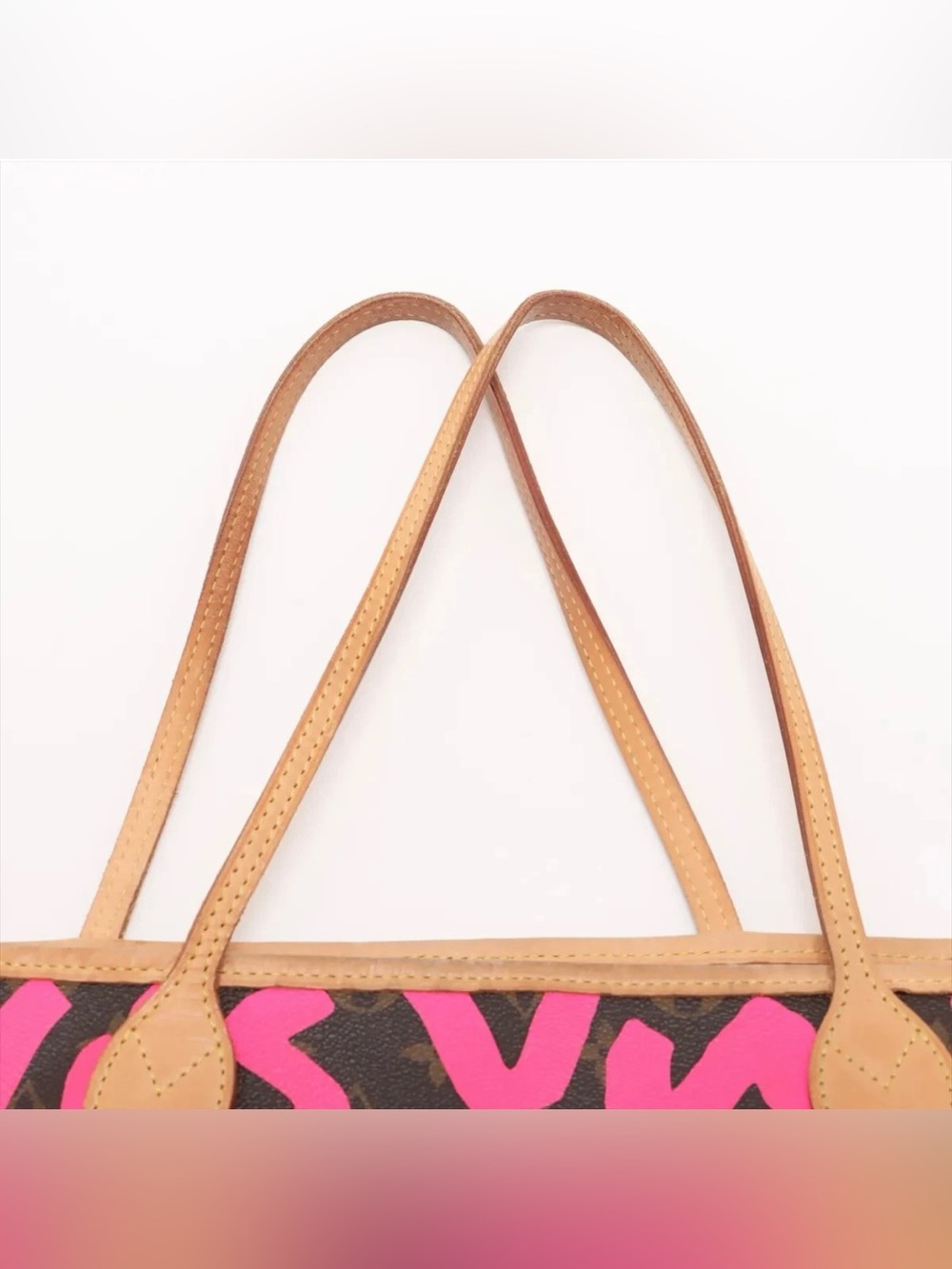 Louis Vuitton Stephen Sprouse Neverfull GM Graffiti Fuchsia Pink Limited Edition - Picture 6 of 13